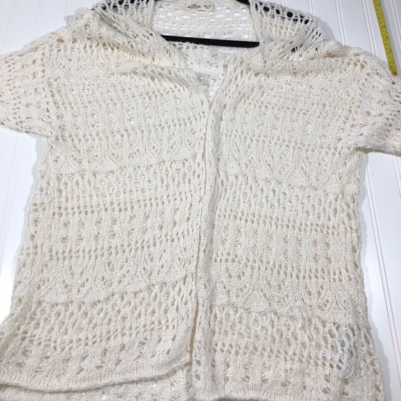 Hollister Crochet long Duster Cardigan. Size xs/s - Picture 3 of 6